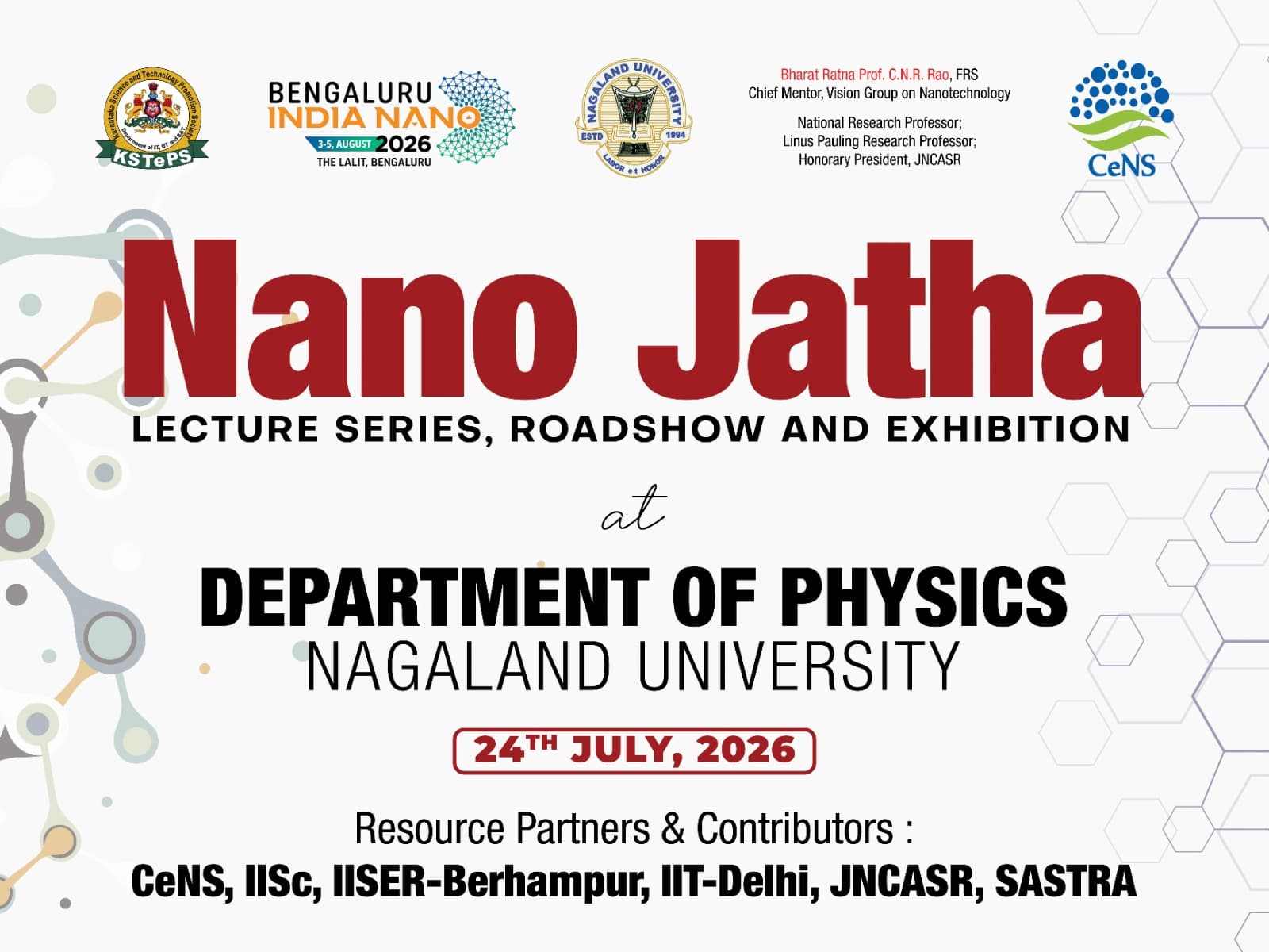 Nano Jatha - A Lecture Series, Roadshow and Exhibition event at the Department of Physics.